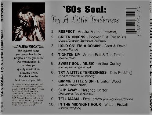 60s SOUL TRY A LITTLE TENDERNESS